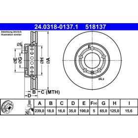 ATE Brzdový kotouč větraný Ø239mm 24.0318-0137.1_thumb2