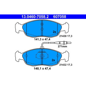 ATE Sada brzdových doštiček 13.0460-7058.2_thumb2