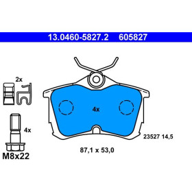 ATE Sada brzdových doštiček 13.0460-5827.2_thumb2