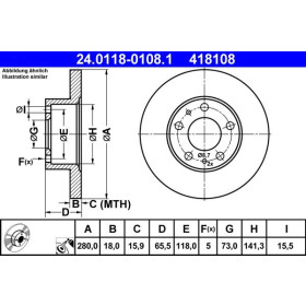 ATE Brzdový kotouč plný Ø280mm 24.0118-0108.1_thumb2