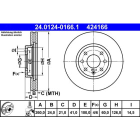 ATE Brzdový kotouč větraný Ø260mm 24.0124-0166.1_thumb2