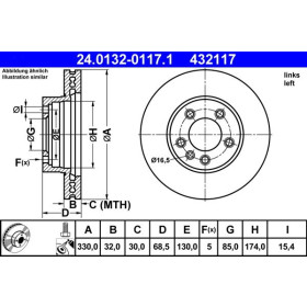 ATE Brzdový kotouč větraný Ø330mm 24.0132-0117.1_thumb2