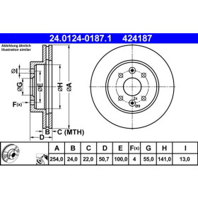 ATE Brzdový kotouč větraný Ø254mm 24.0124-0187.1_thumb2