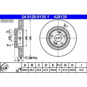 ATE Brzdový kotouč větraný Ø308mm 24.0128-0135.1_thumb2