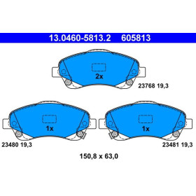 ATE Sada brzdových doštiček 13.0460-5813.2_thumb2