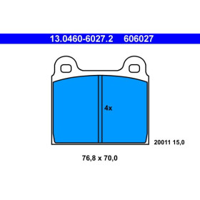 ATE Sada brzdových doštiček 13.0460-6027.2_thumb2