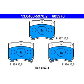 ATE Sada brzdových doštiček 13.0460-5970.2_thumb2