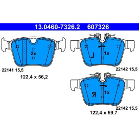 ATE Sada brzdových doštiček 13.0460-7326.2_thumb2