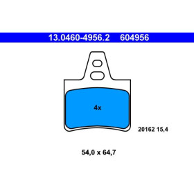 ATE Sada brzdových doštiček 13.0460-4956.2_thumb2