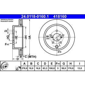 ATE Brzdový kotouč větraný Ø278mm 24.0118-0160.1_thumb2