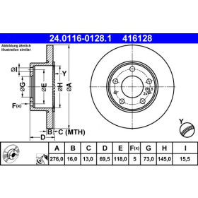 ATE Brzdový kotouč plný Ø276mm 24.0116-0128.1_thumb2