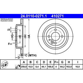 ATE Brzdový kotouč plný Ø259mm 24.0110-0271.1_thumb2