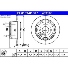 ATE Brzdový kotouč plný Ø292mm 24.0109-0166.1_thumb2