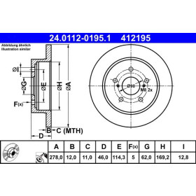 ATE Brzdový kotouč plný Ø278mm 24.0112-0195.1_thumb2