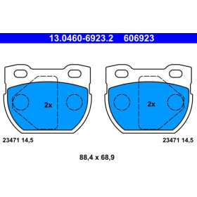 ATE Sada brzdových doštiček 13.0460-6923.2_thumb2