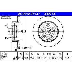 ATE Brzdový kotouč plný Ø281mm 24.0112-0714.1_thumb2