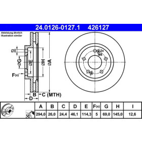 ATE Brzdový kotouč větraný Ø294mm 24.0126-0127.1_thumb2