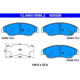 ATE Sada brzdových doštiček 13.0460-5896.2_thumb2