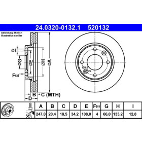 ATE Brzdový kotouč větraný Ø247mm 24.0320-0132.1_thumb2