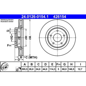 ATE Brzdový kotouč větraný Ø296mm 24.0126-0154.1_thumb2