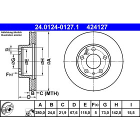 ATE Brzdový kotouč větraný Ø280mm 24.0124-0127.1_thumb2