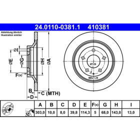 ATE Brzdový kotouč plný Ø303mm 24.0110-0381.1_thumb2