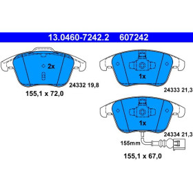 ATE Sada brzdových doštiček 13.0460-7242.2_thumb2