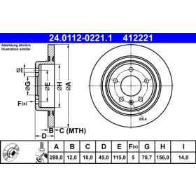 ATE Brzdový kotouč plný Ø288,0mm 24.0112-0221.1_thumb2