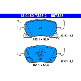 ATE Sada brzdových doštiček 13.0460-7325.2_thumb2