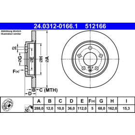 ATE Brzdový kotouč plný Ø288mm 24.0312-0166.1_thumb2