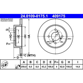 ATE Brzdový kotouč plný Ø259mm 24.0109-0175.1_thumb2