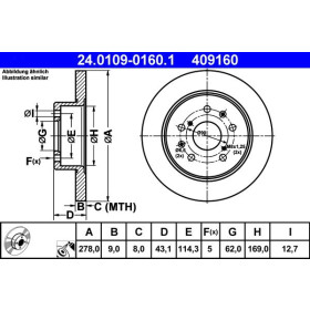 ATE Brzdový kotouč plný Ø278mm 24.0109-0160.1_thumb2