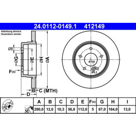 ATE Brzdový kotouč plný Ø290mm 24.0112-0149.1_thumb2