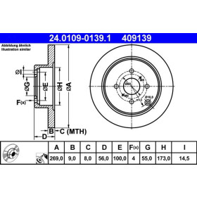 ATE Brzdový kotouč plný Ø269mm 24.0109-0139.1_thumb2