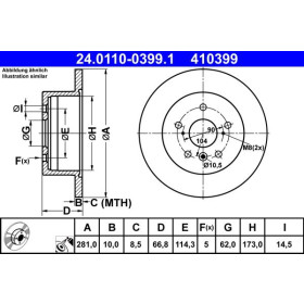 ATE Brzdový kotouč plný Ø281,0mm 24.0110-0399.1_thumb2