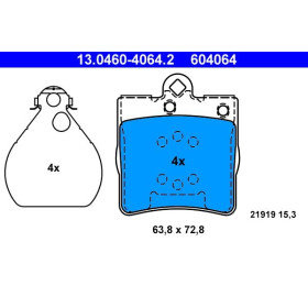 ATE Sada brzdových doštiček 13.0460-4064.2_thumb2