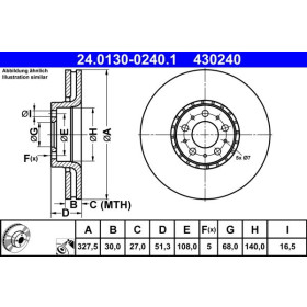 ATE Brzdový kotouč větraný Ø328mm 24.0130-0240.1_thumb2