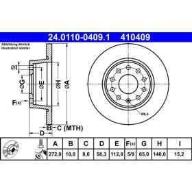 ATE Brzdový kotouč plný Ø272,0mm 24.0110-0409.1_thumb2