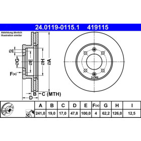 ATE Brzdový kotouč větraný Ø241mm 24.0119-0115.1_thumb2