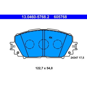 ATE Sada brzdových doštiček 13.0460-5768.2_thumb2