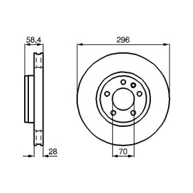 BOSCH Brzdový kotouč větraný Ø296mm 0 986 478 593_thumb5