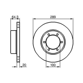 BOSCH Brzdový kotouč větraný Ø289mm 0 986 478 453_thumb5