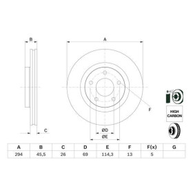 BOSCH Brzdový kotouč větraný Ø294mm 0 986 479 745_thumb3