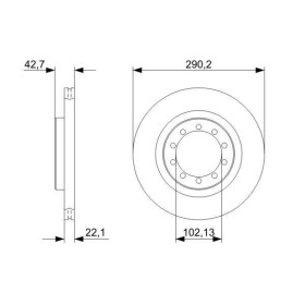 BOSCH Brzdový kotouč , High Carbon 0 986 479 343_thumb5