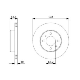 BOSCH Brzdový kotouč větraný Ø240,8mm 0 986 479 377_thumb5