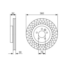 BOSCH Brzdový kotouč větraný Ø360mm 0 986 479 578_thumb5