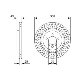 BOSCH Brzdový kotouč větraný Ø350mm 0 986 479 D31_thumb5