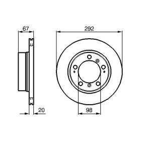 BOSCH Brzdový kotouč větraný Ø292mm 0 986 479 079_thumb5