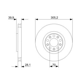 BOSCH Brzdový kotouč větraný Ø305mm 0 986 479 291_thumb5