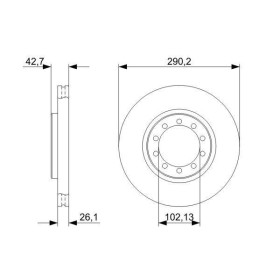 BOSCH Brzdový kotouč , High Carbon 0 986 479 342_thumb5